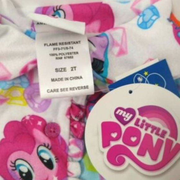 My Little Pony Toddler Girls Pajama's & Plush Rainbow Dash - Picture 4 of 4